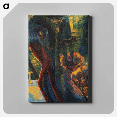 Luigi Russolo, 1911, Souvenir d'une nuit (Memories of a Night), oil on canvas, 99 x 99 cm, private collection - ルイージ ルッソロ Canvas.