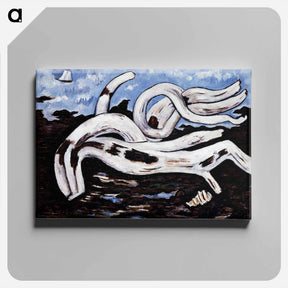 アートパネル-Driftwood on the Bagaduce - マースデン ハートリー Canvas.