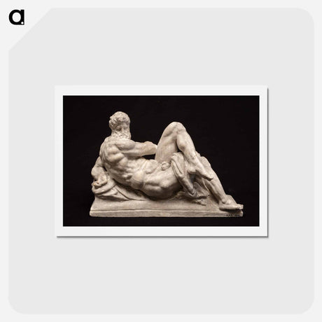 アートポストカード-Day - ミケランジェロ ブオナローティ Postcard.