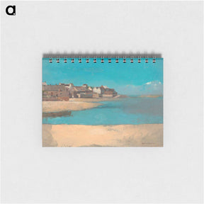 アートメモ帳-Village by the Sea in Brittany - オディロン ルドン Memo.