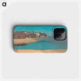 Village by the Sea in Brittany - Odilon Redon Phone Case.