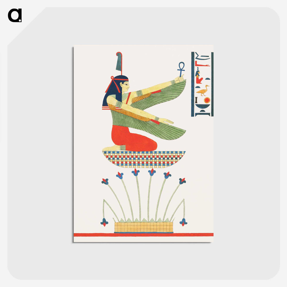 1-20_Pantheon-Egyptien_postcard