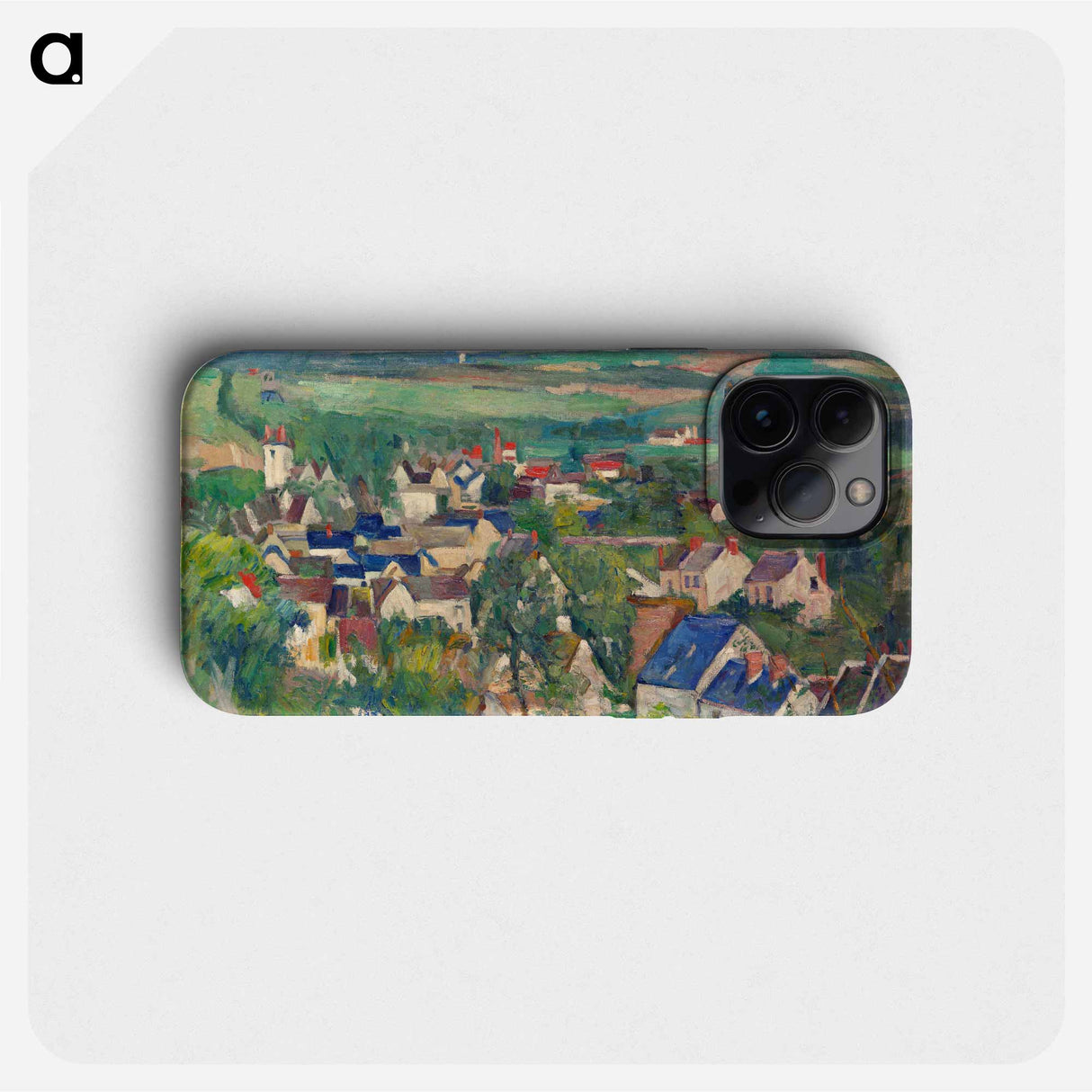 Auvers, Panoramic View - ポール セザンヌ Phone Case.