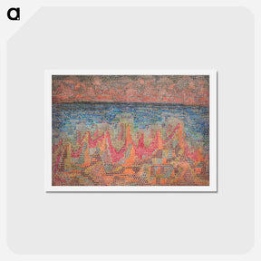 アートポストカード-Klee Klippen am Meer
 - パウル クレー Postcard.
