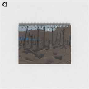 アートメモ帳-Sunrise, Inverness Copse - ポール ナッシュ Memo.
