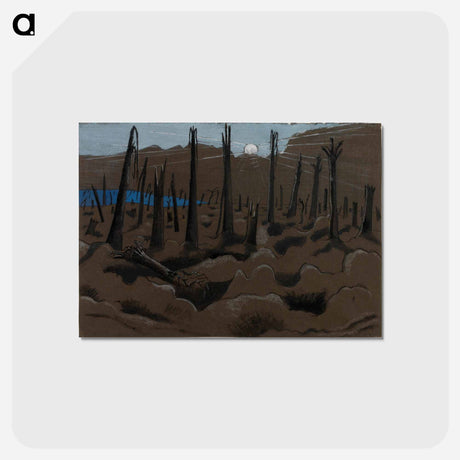 アートポストカード-Sunrise, Inverness Copse - ポール ナッシュ Postcard.