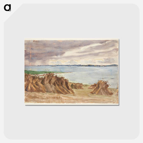 アートポストカード-Rye in Trot
 - ピーター ハンセン Postcard.