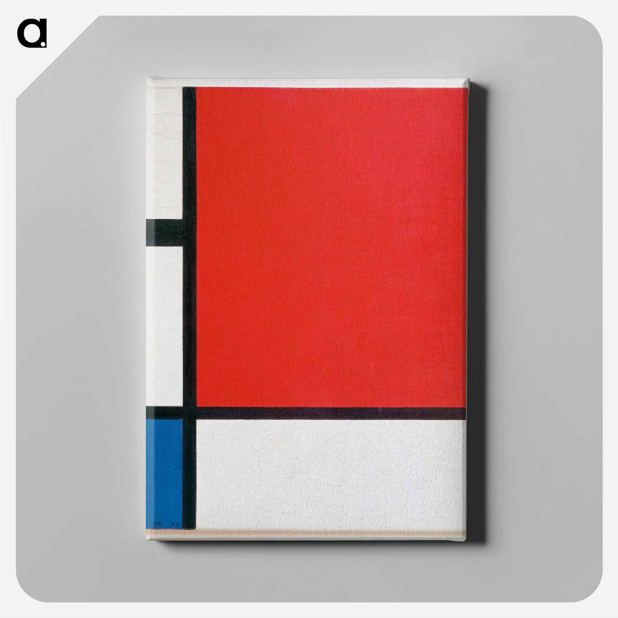 Composition with Red, Blue, and Yellow - Piet Mondrian Canvas.