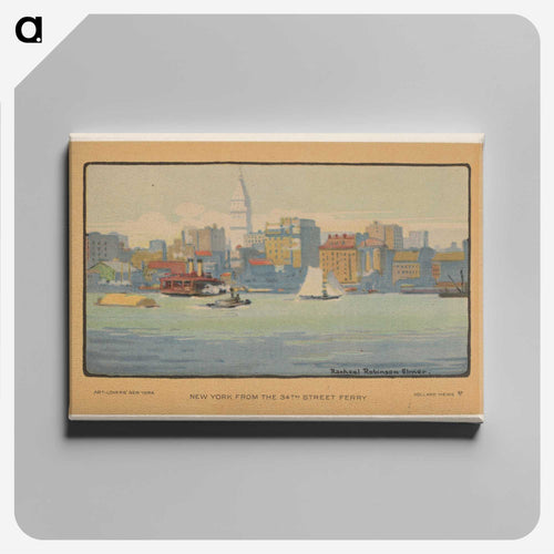 New York from the 34th Street Ferry
 - レイチェル ロビンソン エルマー Canvas.