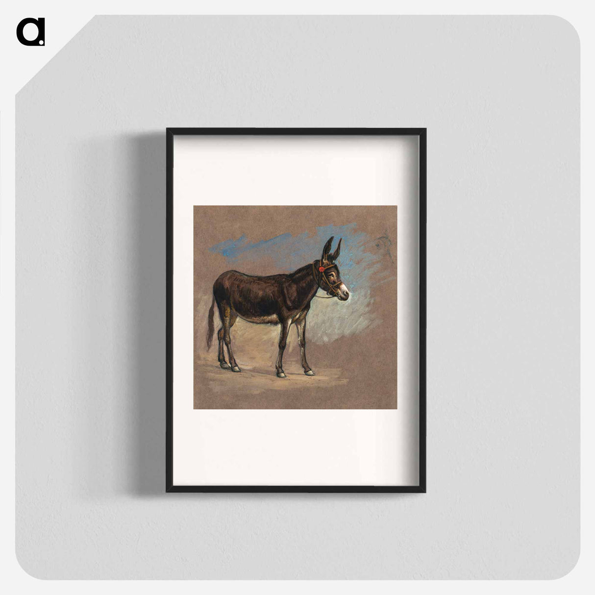 Study of a Mule - Samuel Coleman Poster.