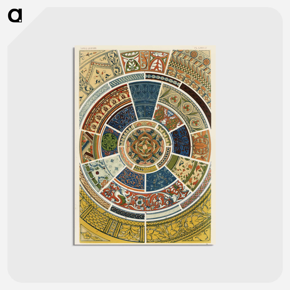 アートポストカード-Nineteenth-Century Ornament
 - 装飾の文法 Postcard.