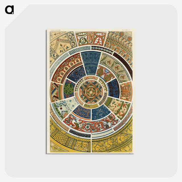 アートポストカード-Nineteenth-Century Ornament
 - 装飾の文法 Postcard.