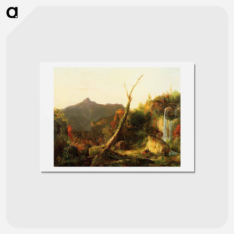 アートポストカード-Autumn Landscape (Mount Chocorua) - トーマス コール Postcard.