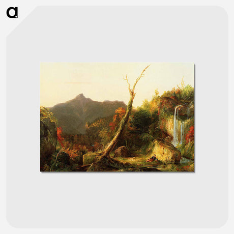 アートポストカード-Autumn Landscape (Mount Chocorua) - トーマス コール Postcard.