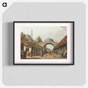 アートポスター-Borgas from Views in the Ottoman Dominions, in Europe, in Asia, and some of the Mediterranean islands - オスマン帝国領内の景色 Poster.