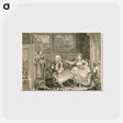 アートポストカード-A Harlot's Progress, plate 2 - ウィリアム ホガース Postcard.