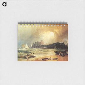 アートメモ帳-Pembroke Castle, South Wales, Thunder Storm Approaching - ウィリアム ターナー Memo.