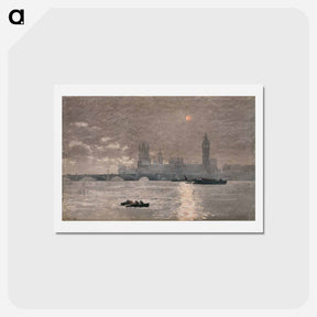 アートポストカード-The Houses of Parliament - ウィンスロー ホーマー Postcard.