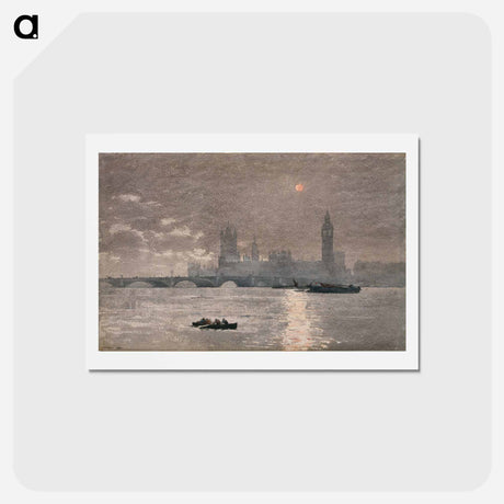 アートポストカード-The Houses of Parliament - ウィンスロー ホーマー Postcard.