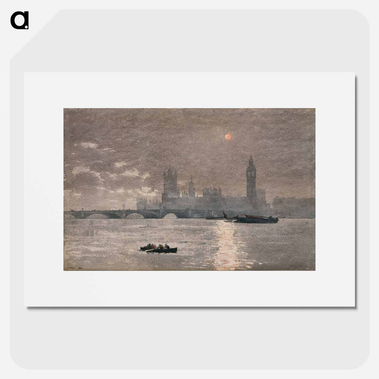 The Houses of Parliament - Winslow Homer Poster.