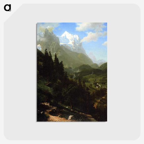 1-21_Albert-Bierstadt_postcard