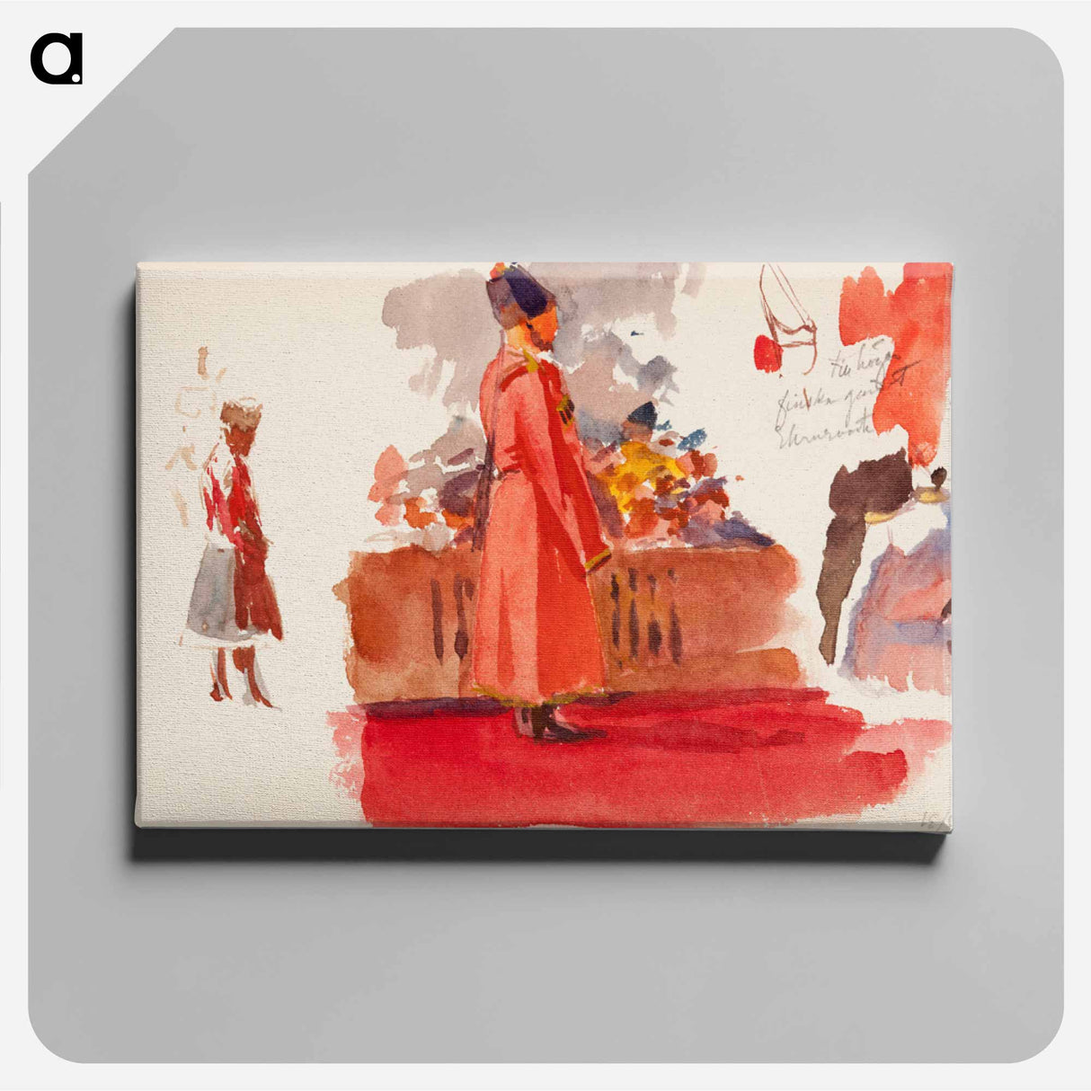 (unknown)part of a sketchbook - アルバート エーデルフェルト Canvas.