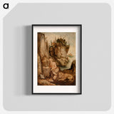 Saint Jerome and the Lion - アルブレヒト デューラー Poster.