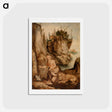 アートポストカード-Saint Jerome and the Lion - アルブレヒト デューラー Postcard.