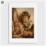 Saint Jerome and the Lion - アルブレヒト デューラー Poster.