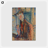 アートポストカード-Reverie (Study for the Portrait of Frank Burty Haviland) - アメデオ モディリアーニ Postcard.