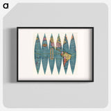 New twelve inch terrestrial globe - アンティーク地図 Poster.