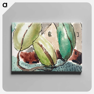 House with Trees - アーサー ダヴ Canvas.