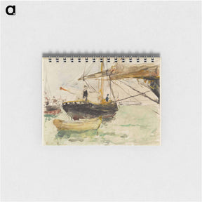 アートメモ帳-The Front of a Yacht
 - ベルト モリゾ Memo.