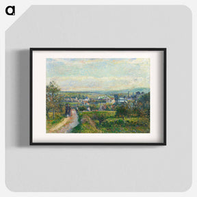 アートポスター-View of Saint-Ouen-l’Aumône - カミーユ ピサロ Poster.