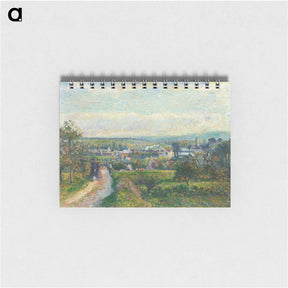 アートメモ帳-View of Saint-Ouen-l’Aumône - カミーユ ピサロ Memo.