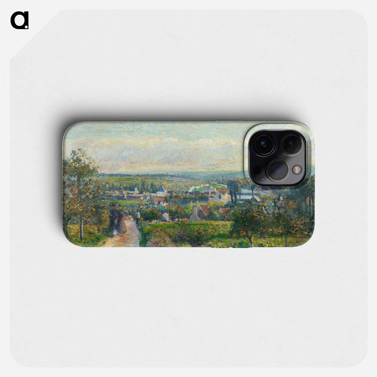 View of Saint-Ouen-l'Aumône - Camille Pissarro Phone Case.