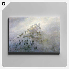 アートパネル-Morning mist in the mountains - カスパー ダーヴィト フリードリヒ Canvas.