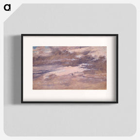 アートポスター-Study of Clouds - クリステン ケプケ Poster.