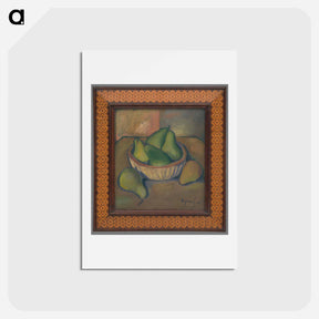 アートポストカード-Still Life with a Pear
 - シプリアン マジェルニク Postcard.