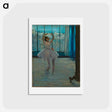 アートポストカード-Dancer posing for a Photographer (Dancer in Front of the Window) - エドガー ドガ Postcard.