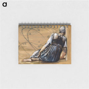 アートメモ帳-The Briar Rose Series - Study for 'The Garden Court' - エドワード バーン ジョーンズ Memo.