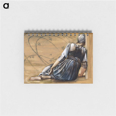 アートメモ帳-The Briar Rose Series - Study for 'The Garden Court' - エドワード バーン ジョーンズ Memo.