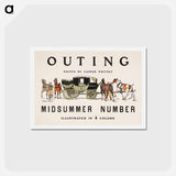 アートポストカード-Outing - エドワード ペンフィールド Postcard.