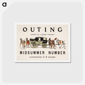 アートポストカード-Outing - エドワード ペンフィールド Postcard.