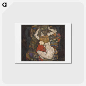 アートポストカード-Junge Mutter - エゴン シーレ Postcard.