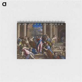 アートメモ帳-Christ driving the money-changers from the temple with a whip - エル グレコ Memo.