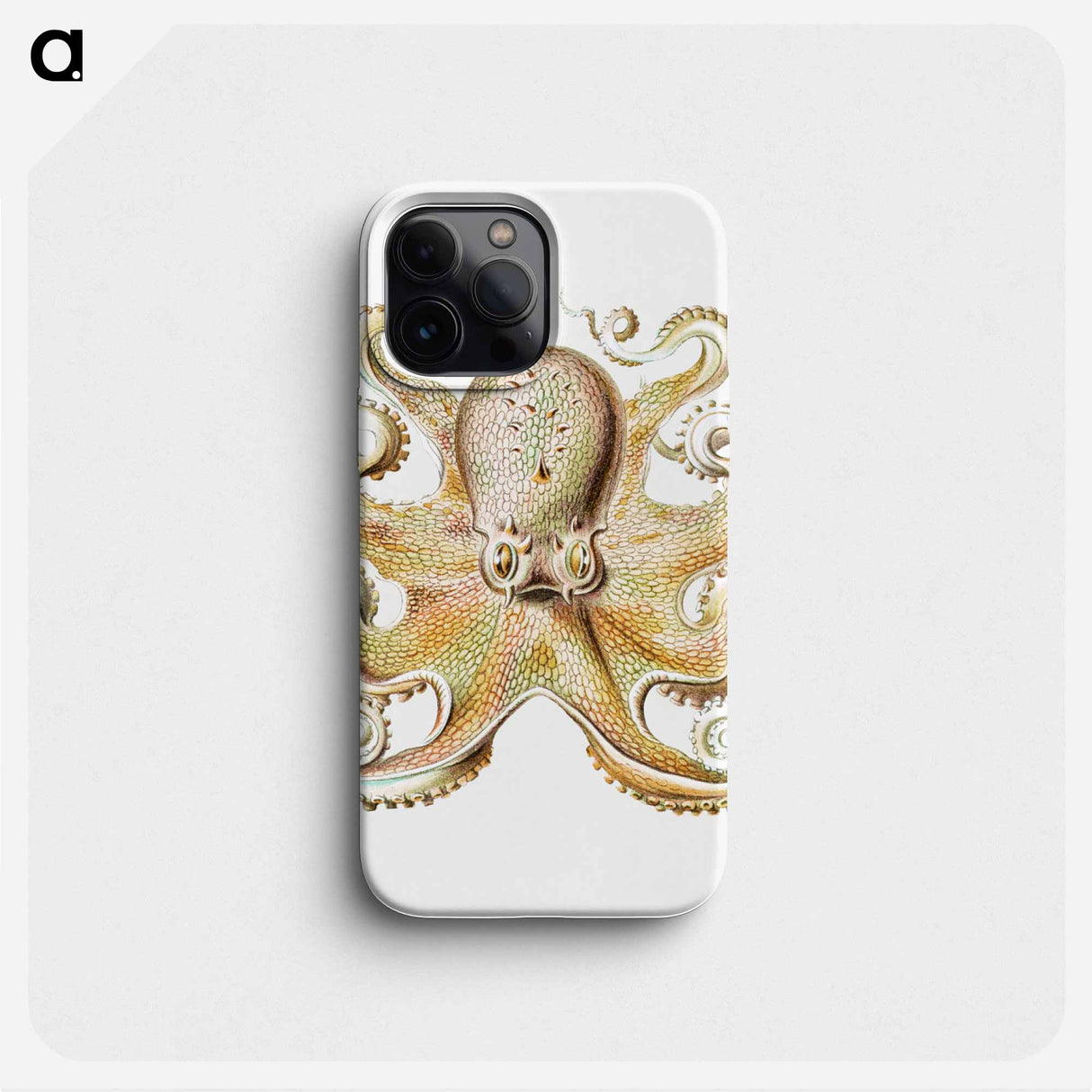 Vintage octopus marine life illustration - エルンスト ヘッケル Phone Case.