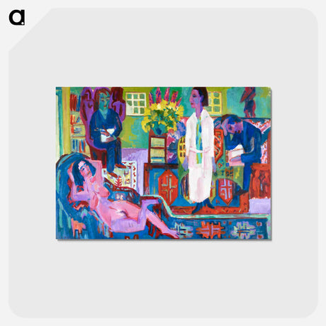 アートポストカード-Modern Bohemia - エルンスト ルートヴィヒ キルヒナー Postcard.