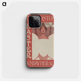 Stylized portrait of a woman - Easter - Ethel Reed Phone Case.