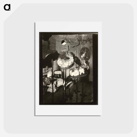 アートポストカード-Le Salon de Mme C., Modiste, Place St. André des Arts
 - ウジェーヌ アジェ Postcard.